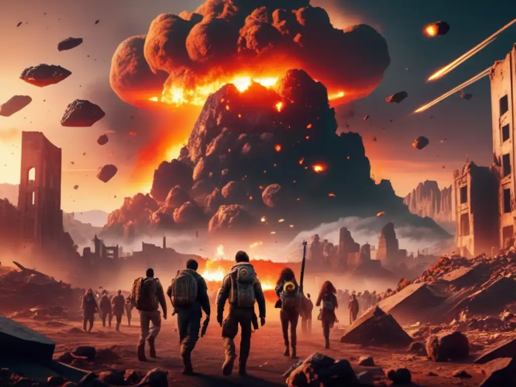Impacto asteroides en TV: Sobrevivientes luchan en un mundo postapocalíptico mientras asteroides caen del cielo