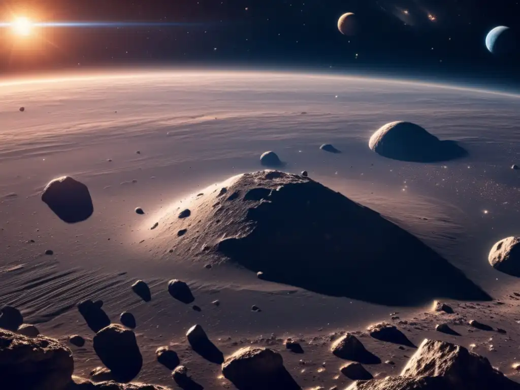 Impacto de asteroides en la Tierra: una imagen impresionante que muestra la belleza y complejidad de estos objetos celestiales