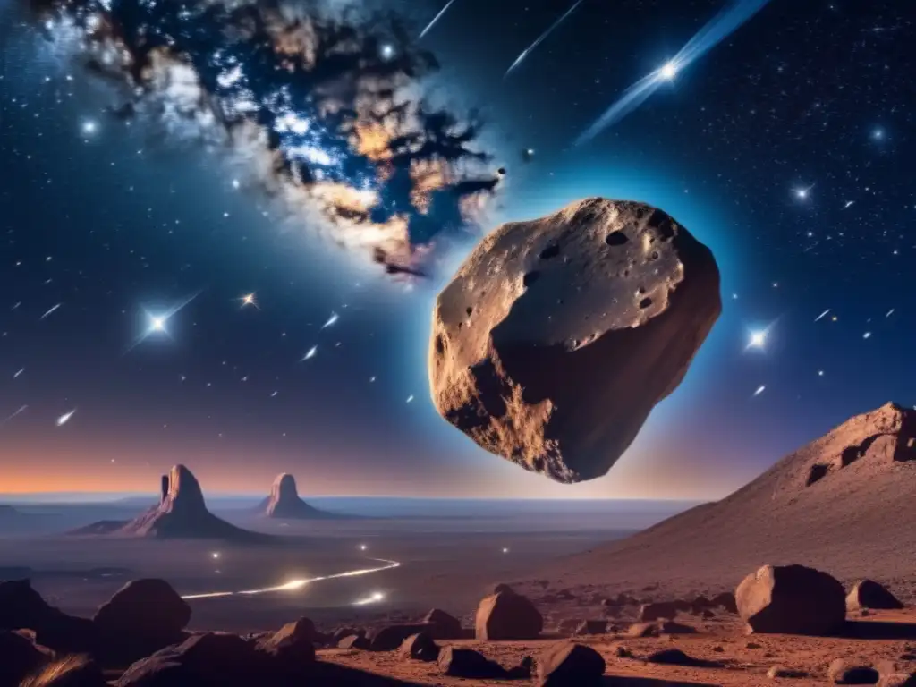 Impacto de asteroides en la Tierra: maravilla y preocupación en el vasto universo