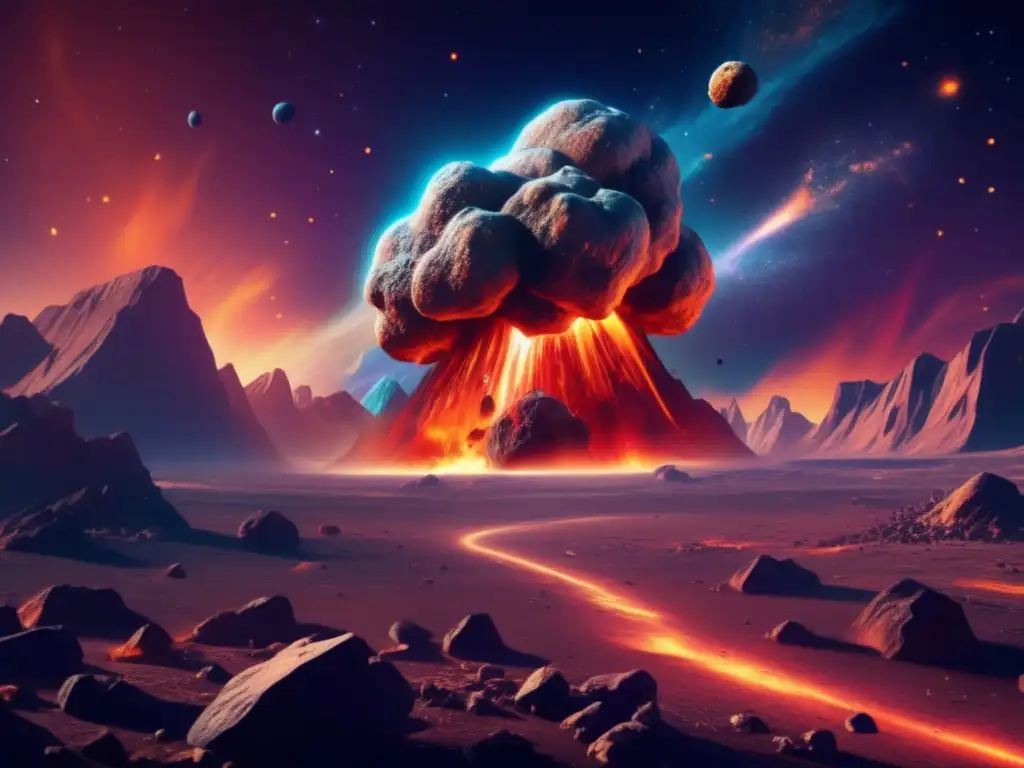 Impacto asteroides tierra, peligro inminente y caos cósmico