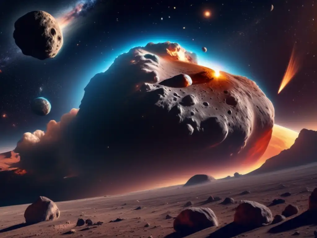 Impacto asteroides tierra realidad científica, científicos observan asteroide hacia la Tierra desde control espacial