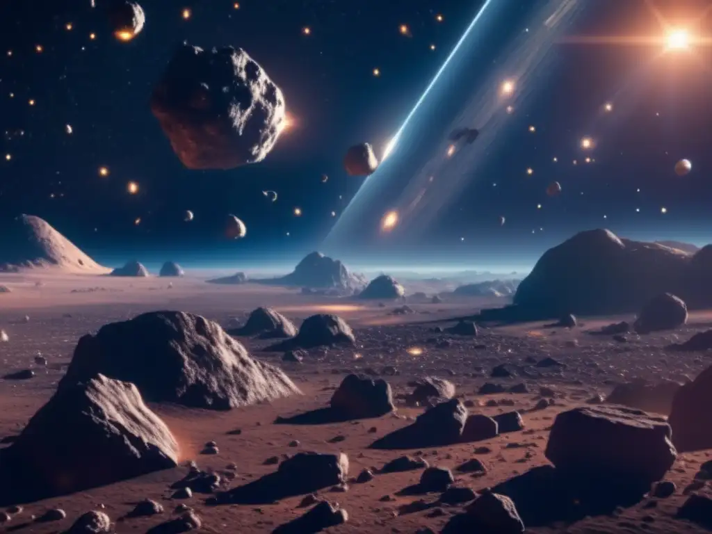 Impacto de asteroides en la Tierra: Recursos y potencial en el universo