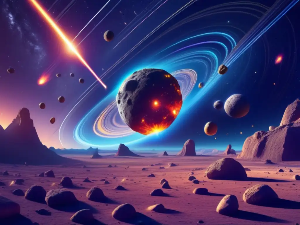Un impacto de asteroides en la Tierra: trayectorias, peligro, belleza y ciencia en una imagen 8K