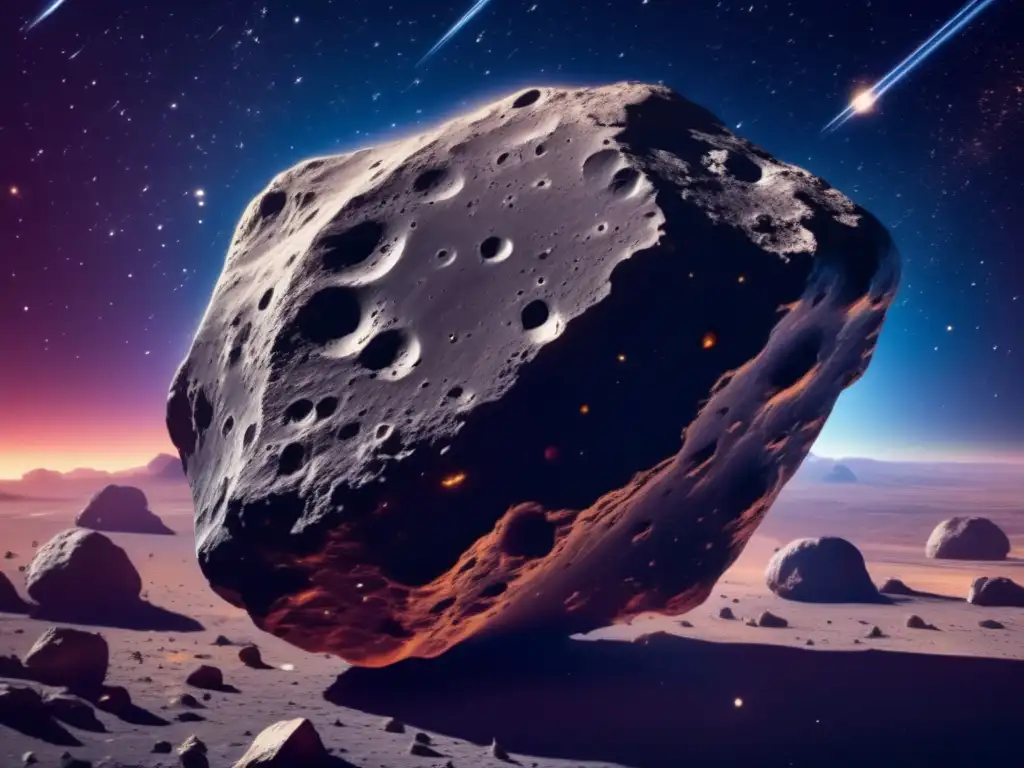Impacto de asteroides tipo C en el universo