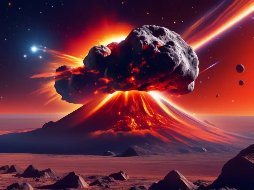 Impacto de asteroides ultra primitivos en la Tierra