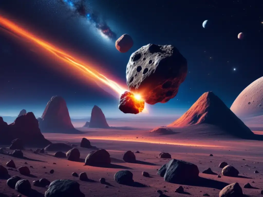 Impacto cósmico: Exploración de asteroides para recursos