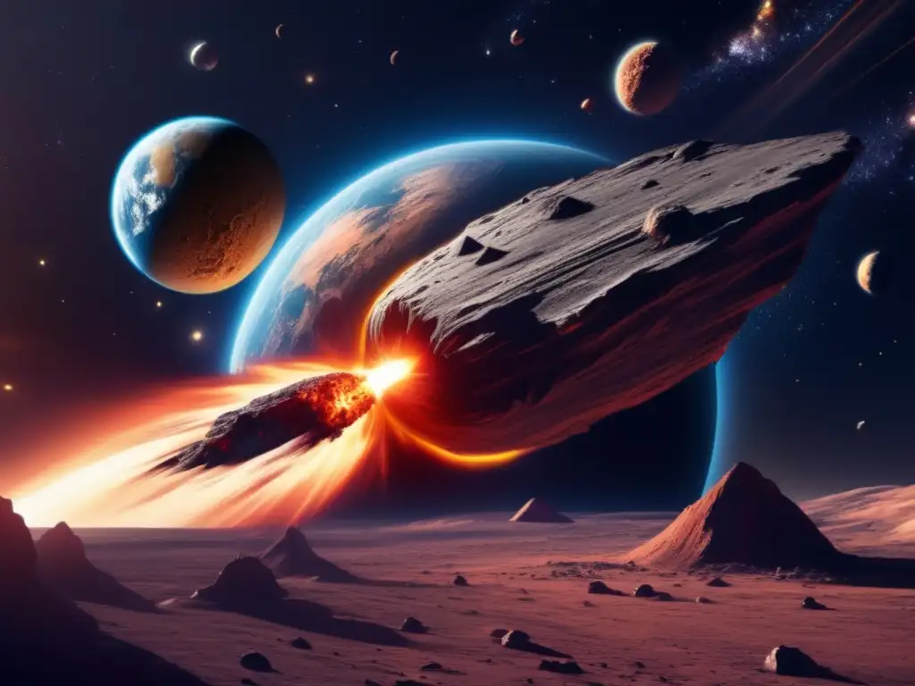 Impacto cósmico de asteroides troyanos en la Tierra