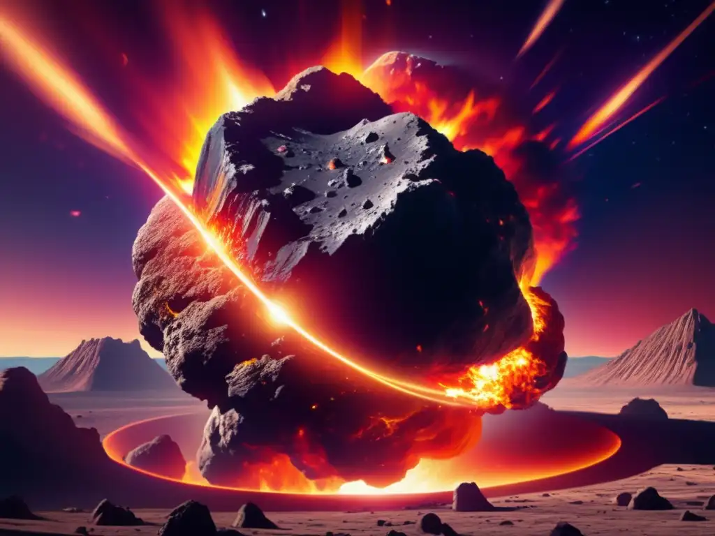 Impacto histórico de asteroides en la economía global