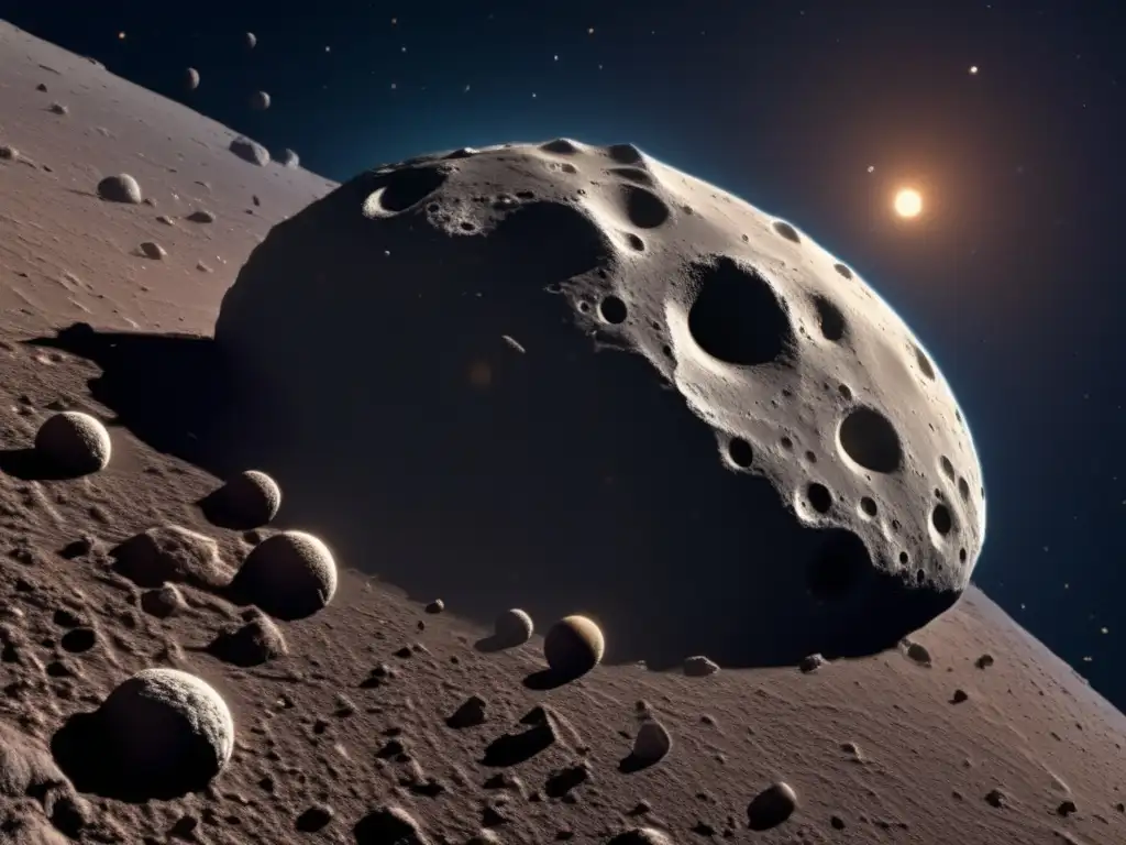 Impacto de marea gravitacional en lunas asteroides rodeadas por estrellas y galaxias