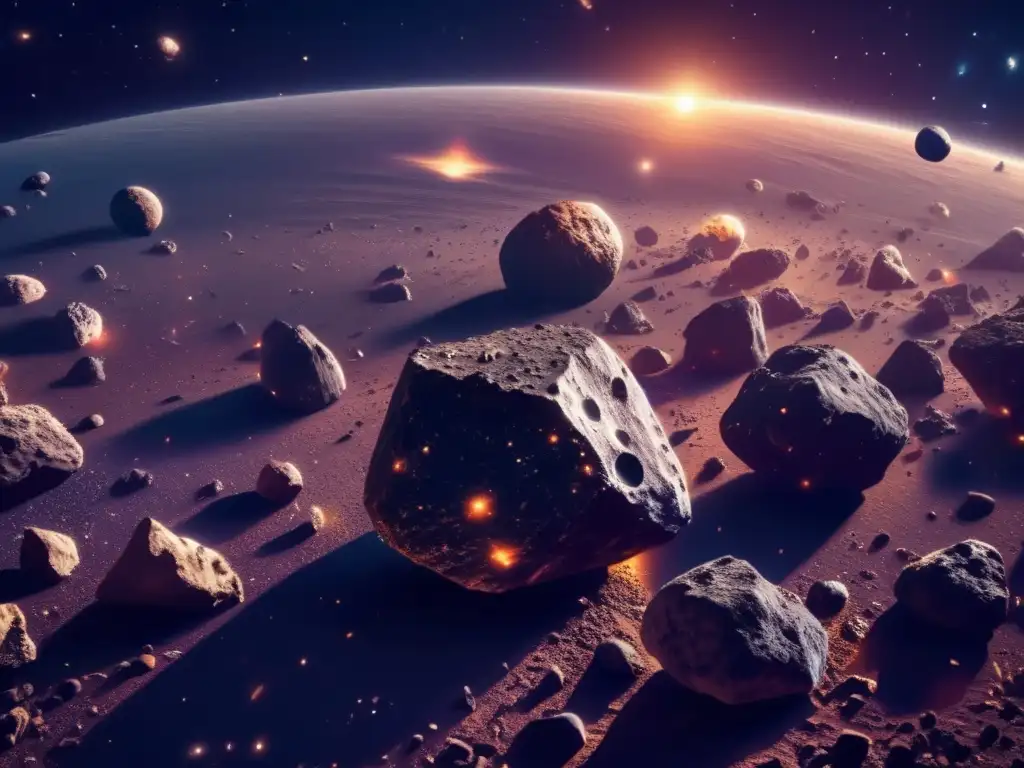 Impacto de marea gravitacional en lunas asteroides