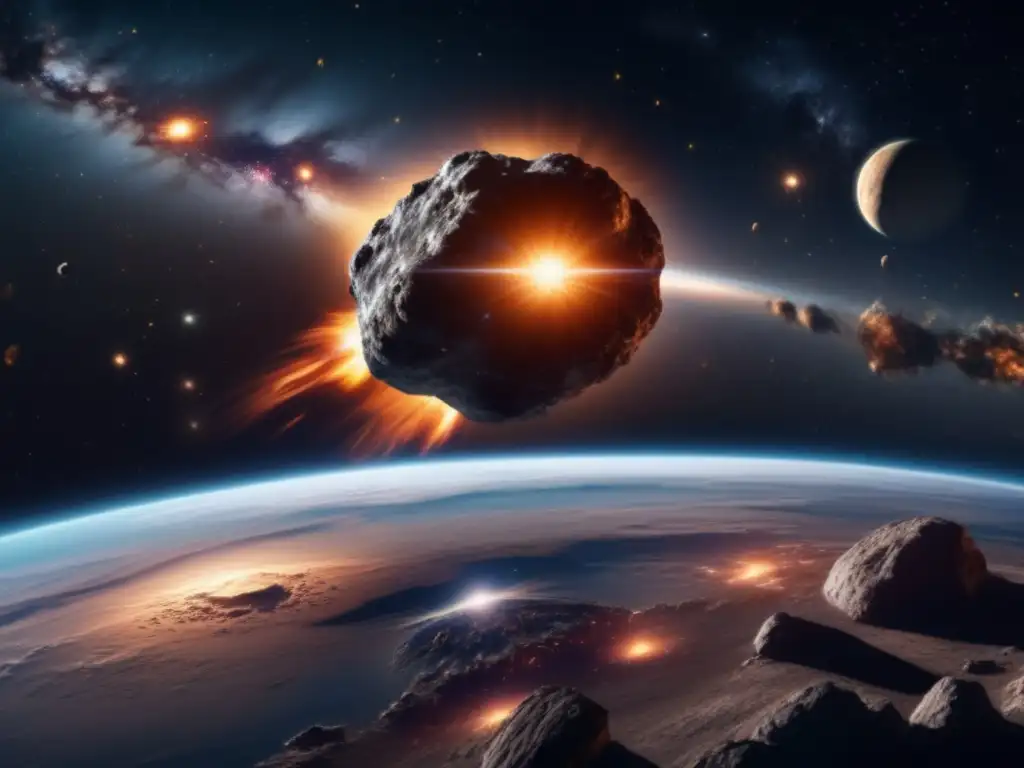 Impacto masivo: Asteroide 8k en ruta a la Tierra, con detalles asombrosos