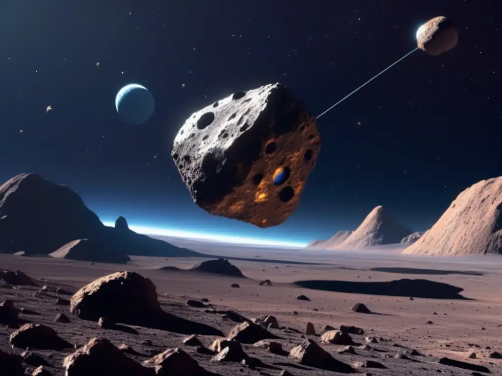 Impacto de minería de asteroides: tecnología avanzada y recursos naturales