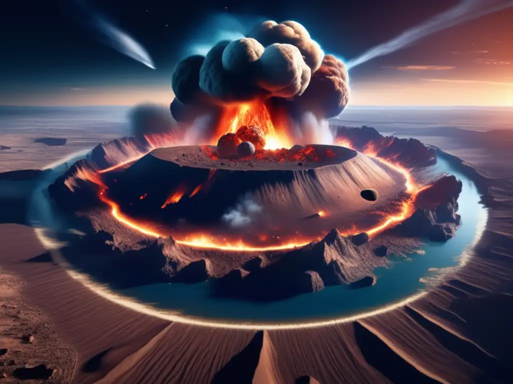 Impacto silicato en asteroides S: devastación y fuerza destructiva de un impacto masivo en la Tierra