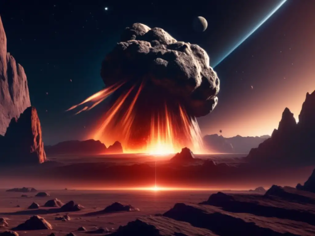 Importancia asteroides cercanos Tierra: Asteroide masivo acercándose amenazadoramente a la Tierra