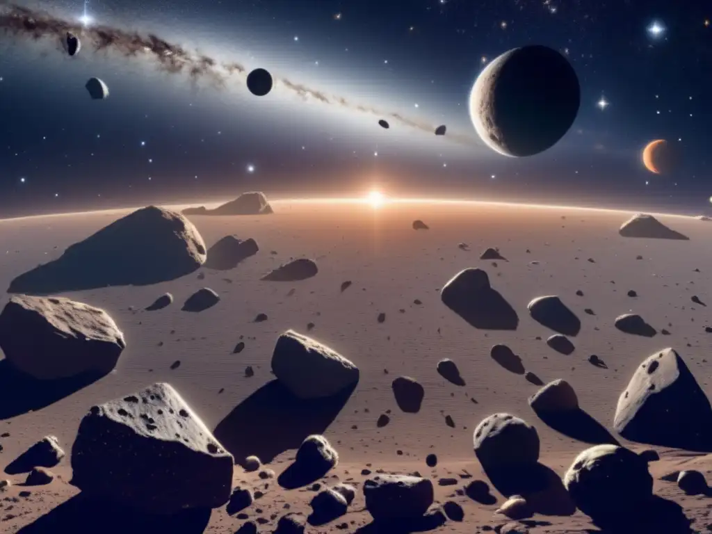 Importancia de asteroides en el sistema solar