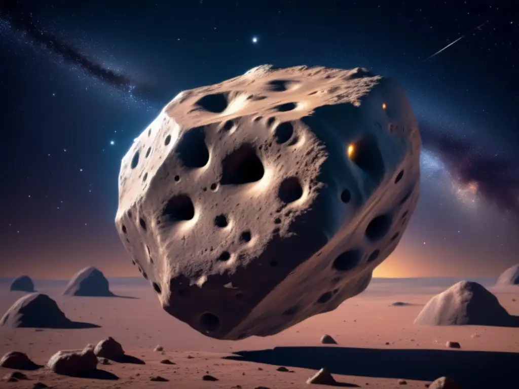 Importancia de los Troyanos en la investigación: imagen cinematográfica de un asteroide troyano