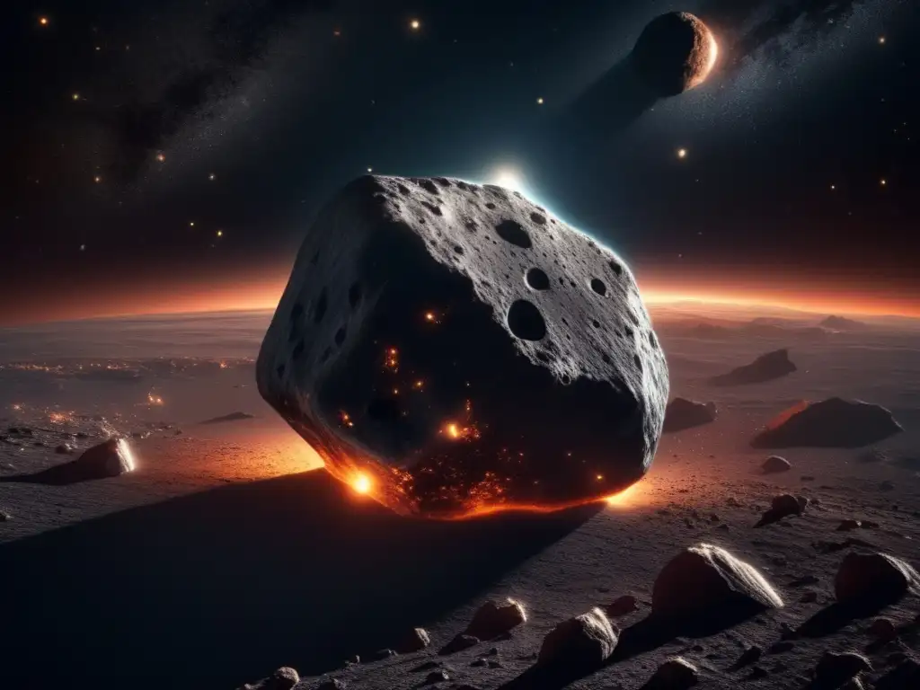 Un impresionante asteroide carbonáceo revela compuestos prebióticos