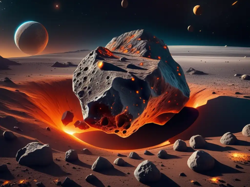 Un impresionante asteroide: Silicatos espaciales y su importancia