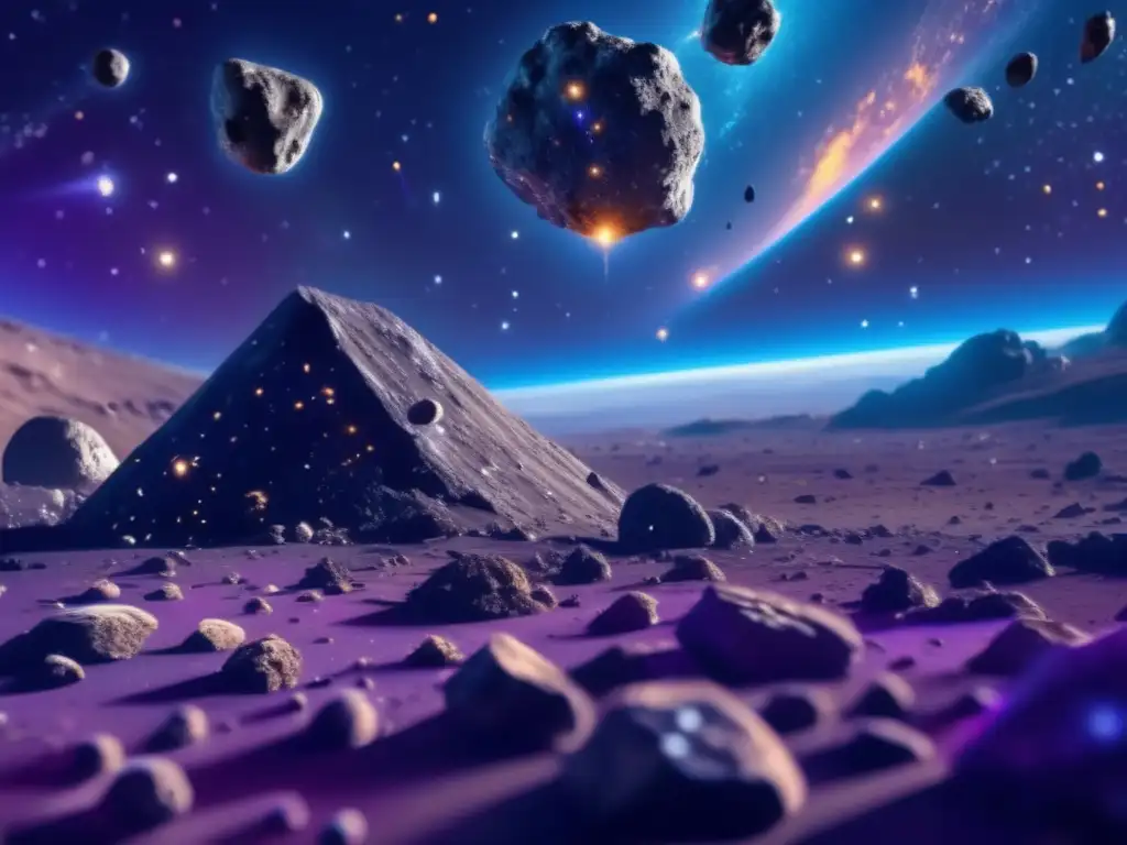 Un impresionante campo de asteroides en el espacio profundo: cursos online explorando asteroides