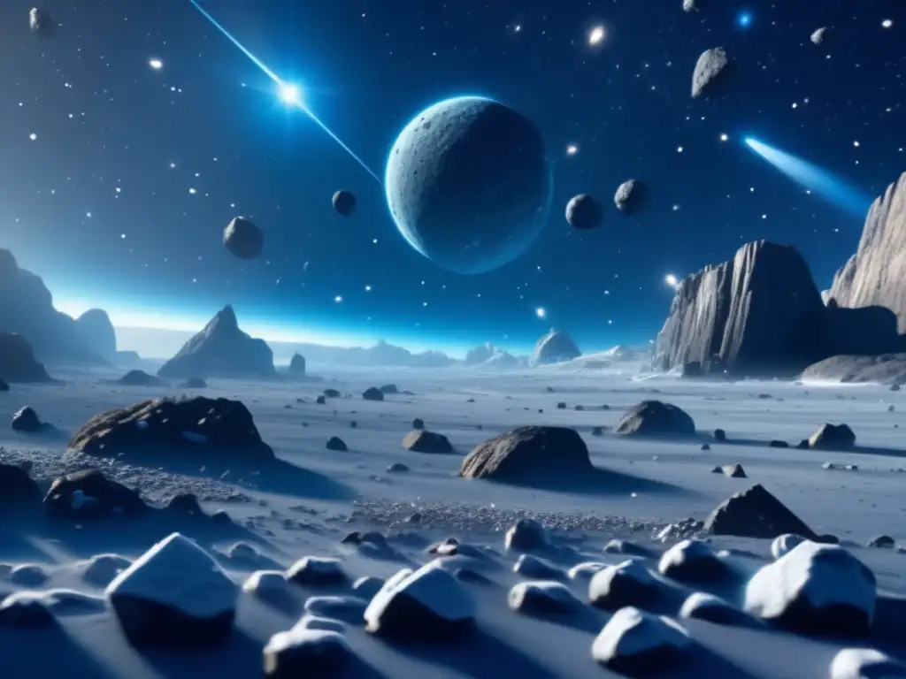 Impresionante campo de asteroides helados: enigmas y impacto
