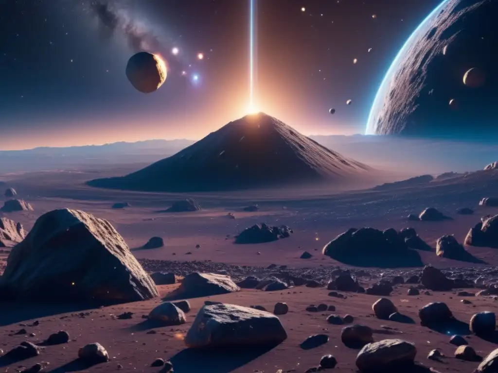 Impresionante campo de asteroides: recursos valiosos, belleza y temor en el universo