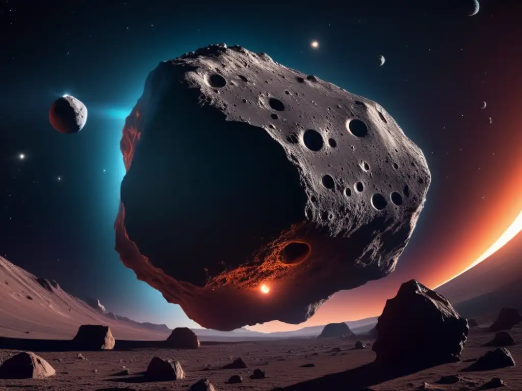 Impresionante imagen 8K de asteroide en el espacio - Asteroides impacto tierra futuro