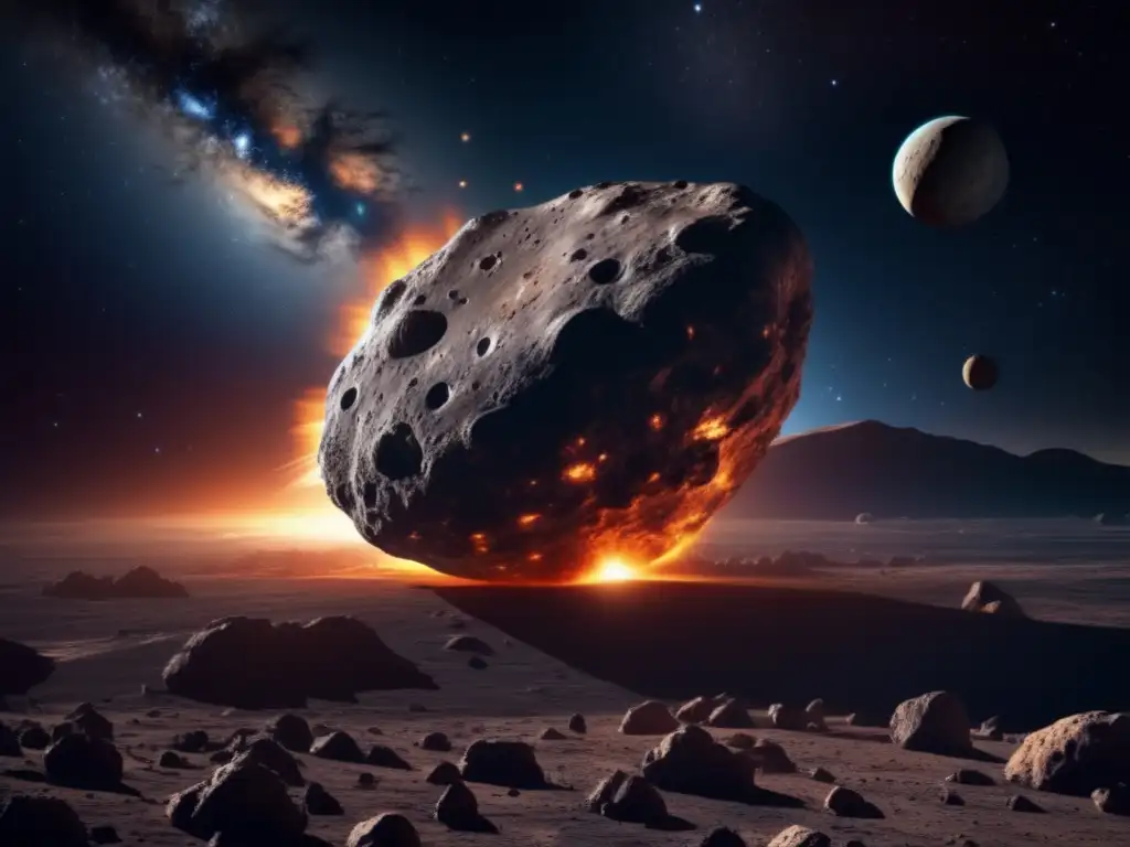 Impresionante imagen 8k de asteroide masivo hacia la Tierra