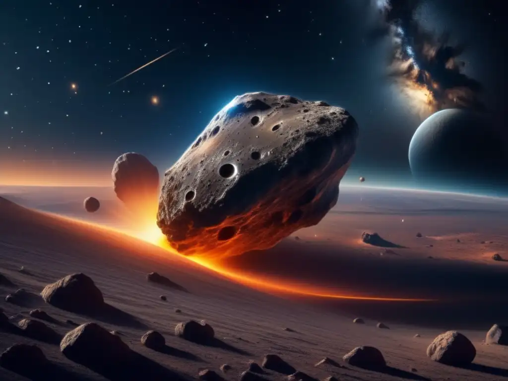 Impresionante imagen 8k de asteroide tipo C