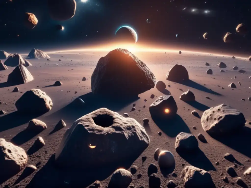Impresionante imagen 8k de asteroides helados: enigmas y impacto en el espacio