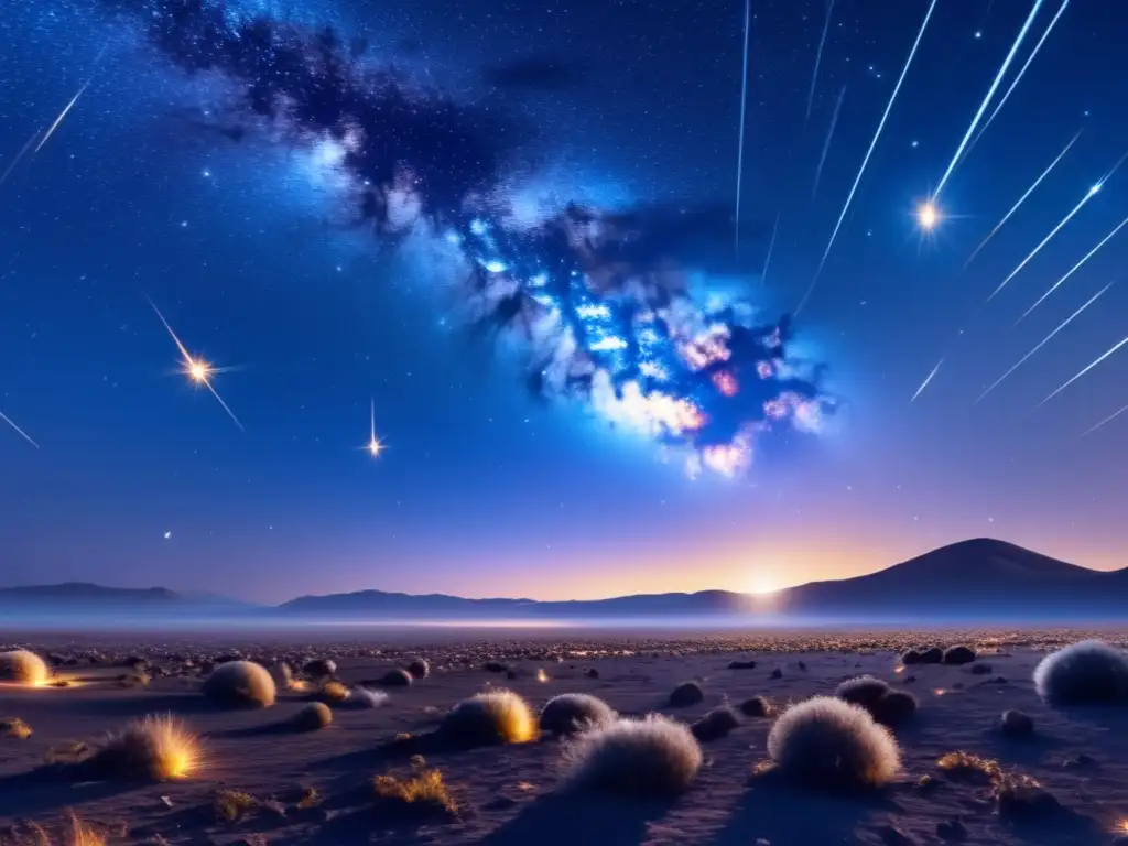 Una impresionante imagen 8k que muestra la belleza y diversidad de meteoroides, meteoritos y asteroides en el espacio