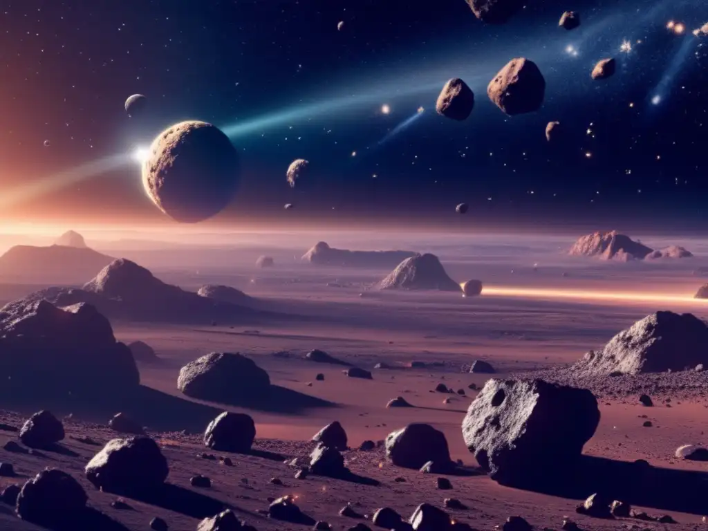 Impresionante imagen cinematográfica de la minería espacial: impacto ambiental asteroides