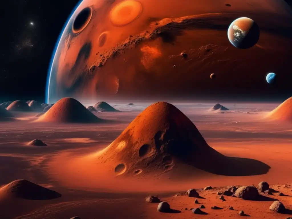Impresionante vista de Marte desde el espacio