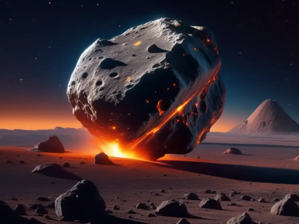 Increíble imagen 8k de asteroide en el espacio: Vida en asteroides: ¿Los NEOs como portadores?