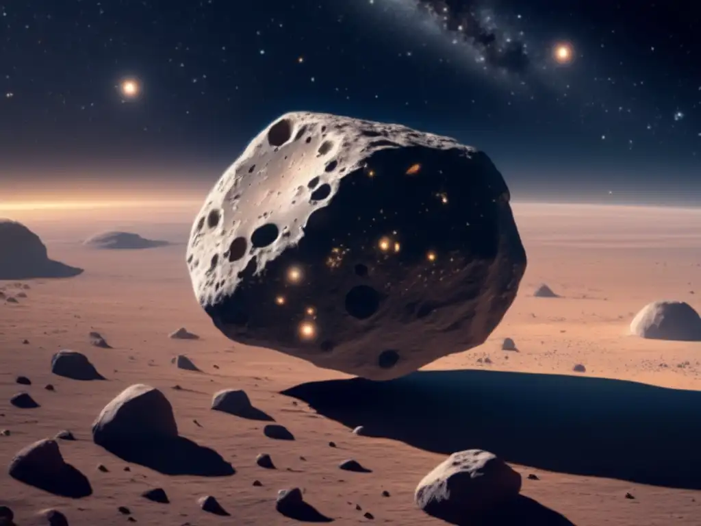 Influencia oculta de asteroides pequeños en el espacio