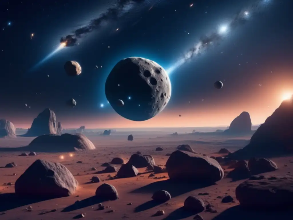 Influencia oculta asteroides pequeños en el vasto espacio estelar