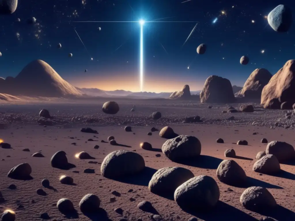 Influencia oculta asteroides pequeños en el vasto espacio