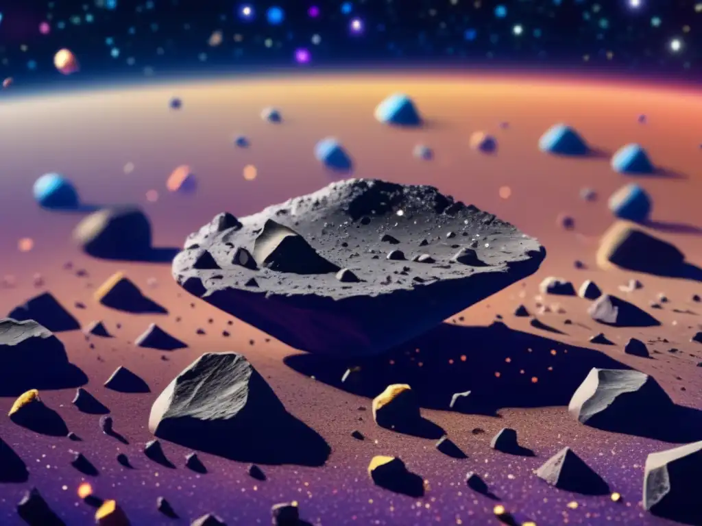Composición intrigante de asteroides: materiales avanzados