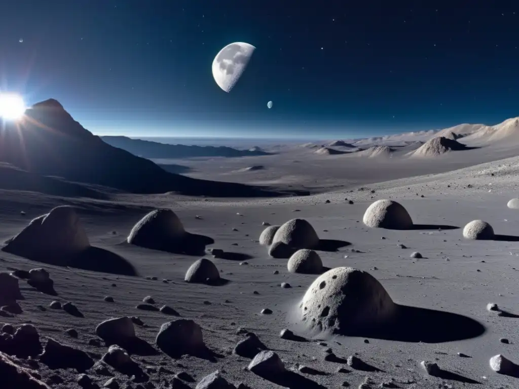 Conexión lunar con asteroides basálticos
