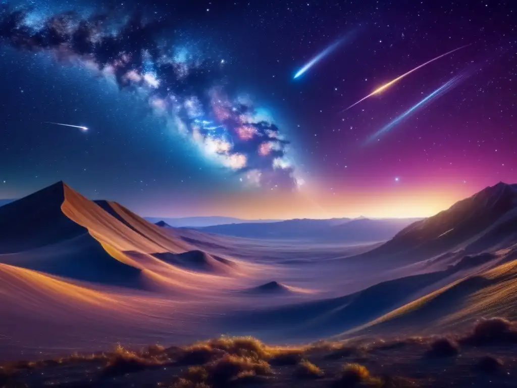 Meteoritos: Secretos cósmicos revelados en impresionante imagen 8k