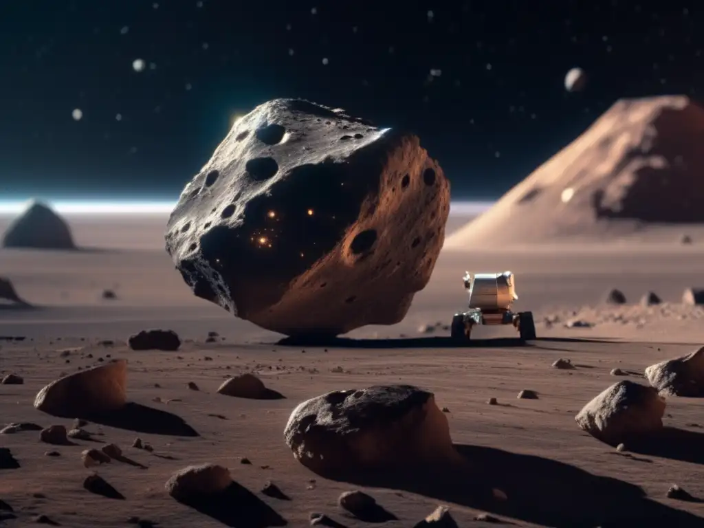 Microorganismos en asteroides: científicos recolectan muestras de un asteroide rocoso en el espacio