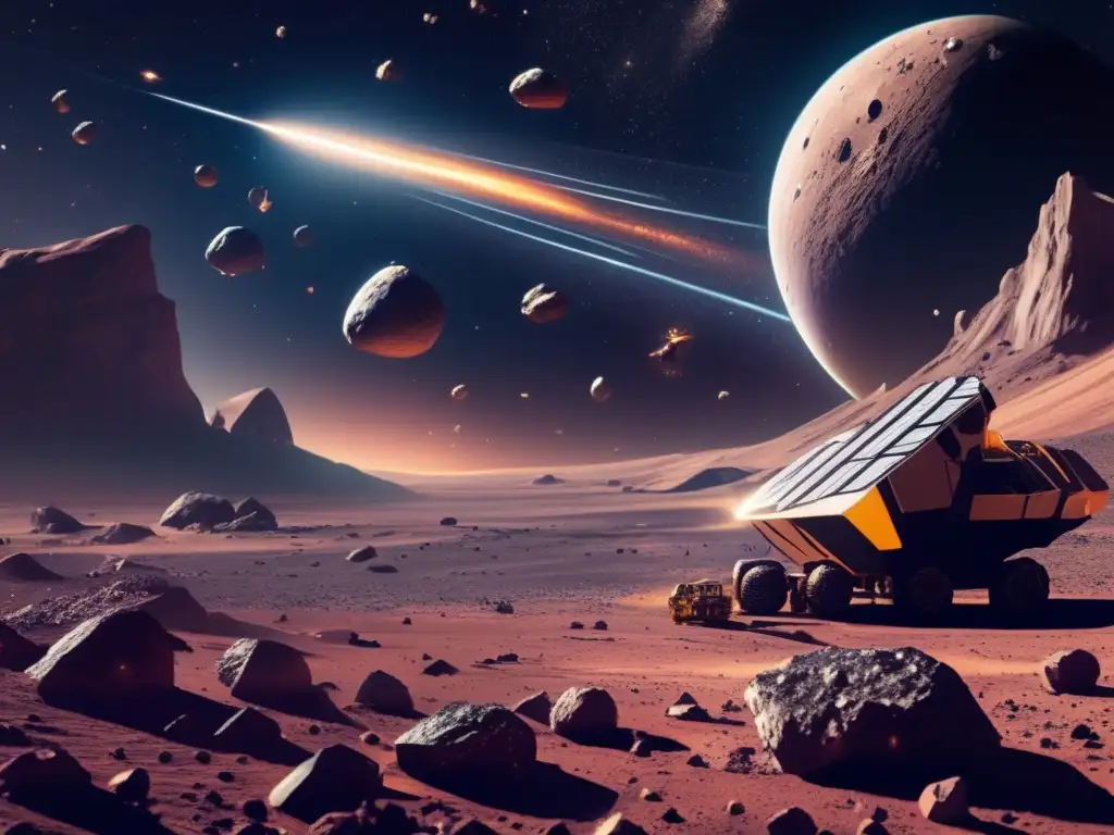 Extracción minera en asteroides: estrategias desvió asteroides peligrosos