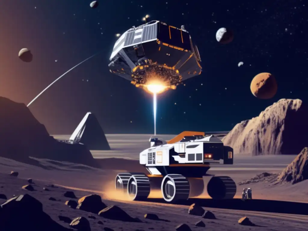 Operación minera en asteroides: Riesgo colisiones cósmicas asteroides
