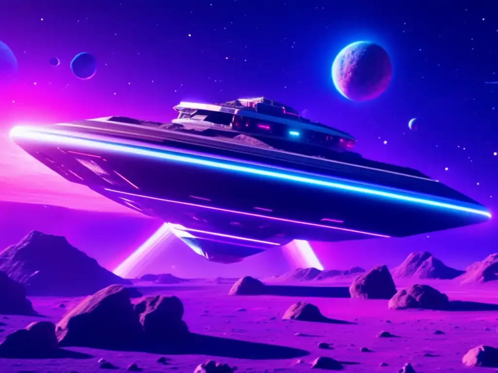 Operación minera espacial futurista - NEOs y avances en detección temprana