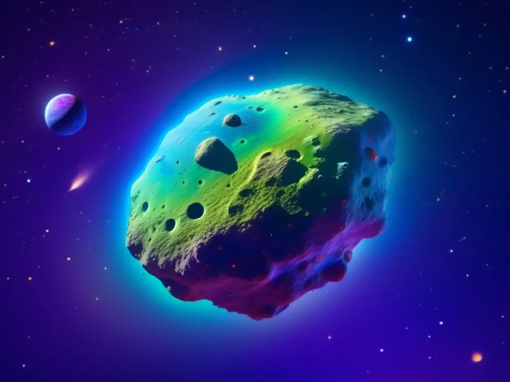 Minerales astrales: tesoros ocultos en un asombroso asteroide celeste