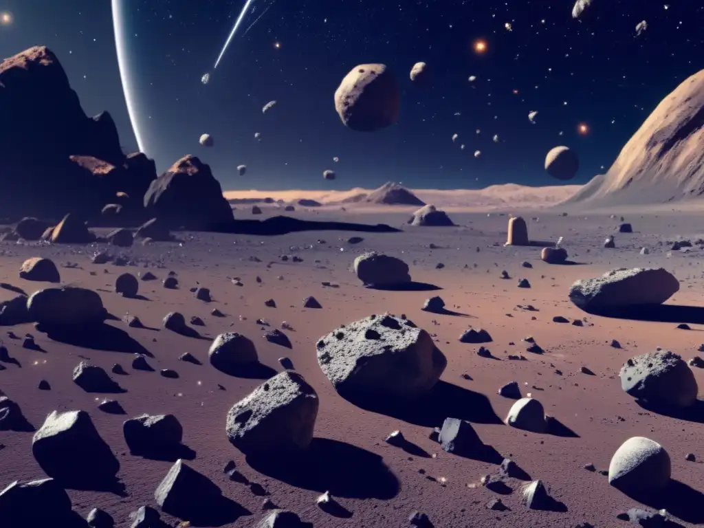 Minería asteroides: agua y materia orgánica, belleza y potencial en el espacio