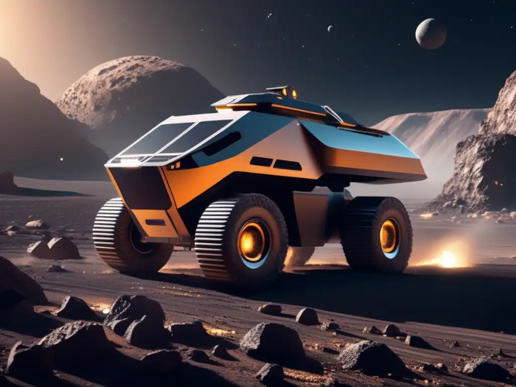Minería de asteroides: vehículos autónomos espaciales en acción