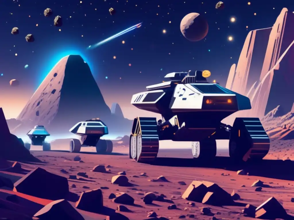 Minería de asteroides con vehículos autónomos: eficiencia y revolución en la exploración espacial