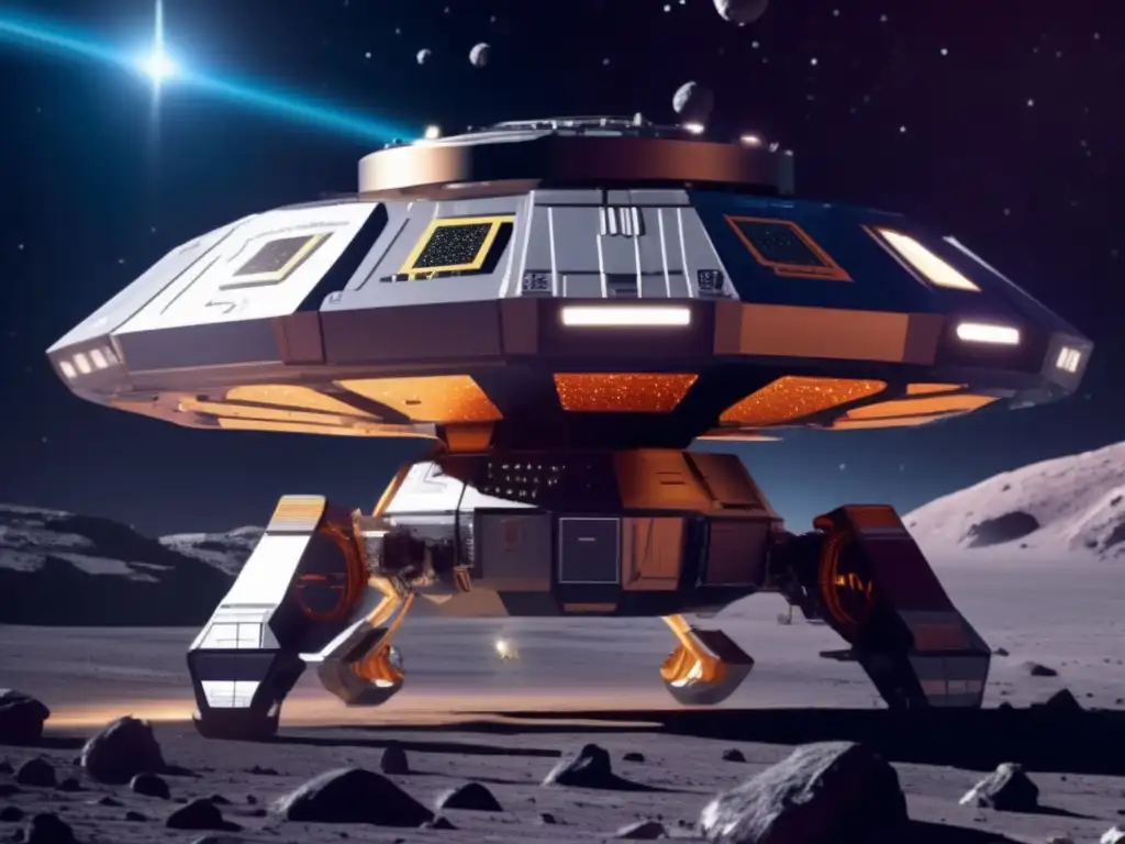 Minería espacial: Máquinas para asteroides con tecnología avanzada