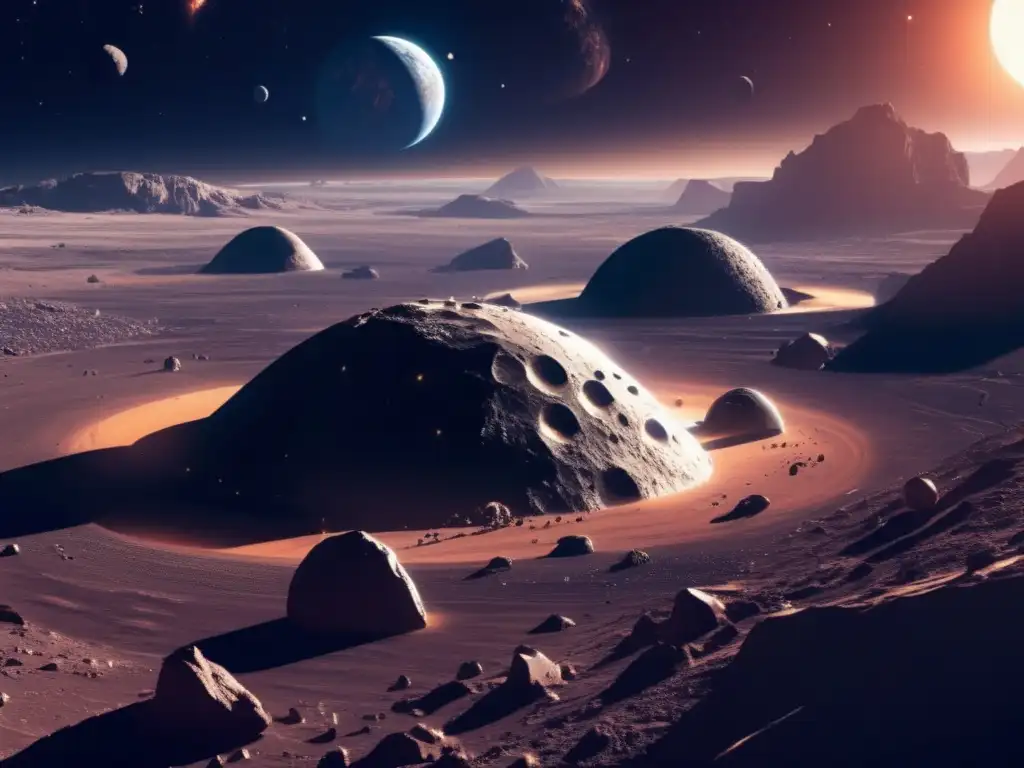 Mineria espacial: tierra, asteroides, tecnologia avanzada y la importancia de prevenir impactos de asteroides