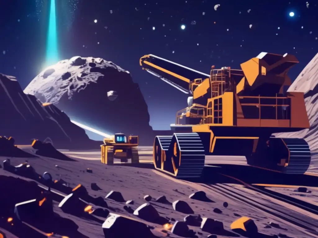 Futuro minero en asteroide Mineria futurista en asteroide: Revelando origen sistema solar